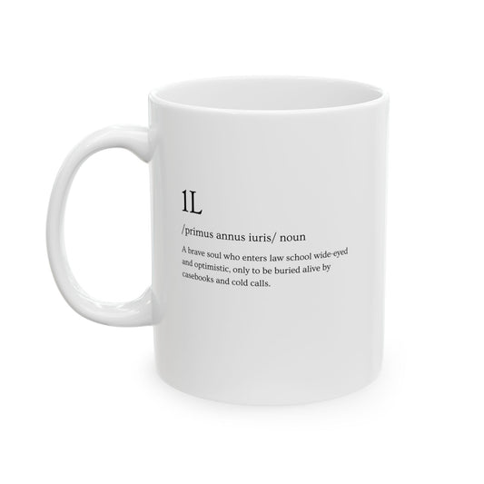 Ceramic Mug 1L Typography Mug