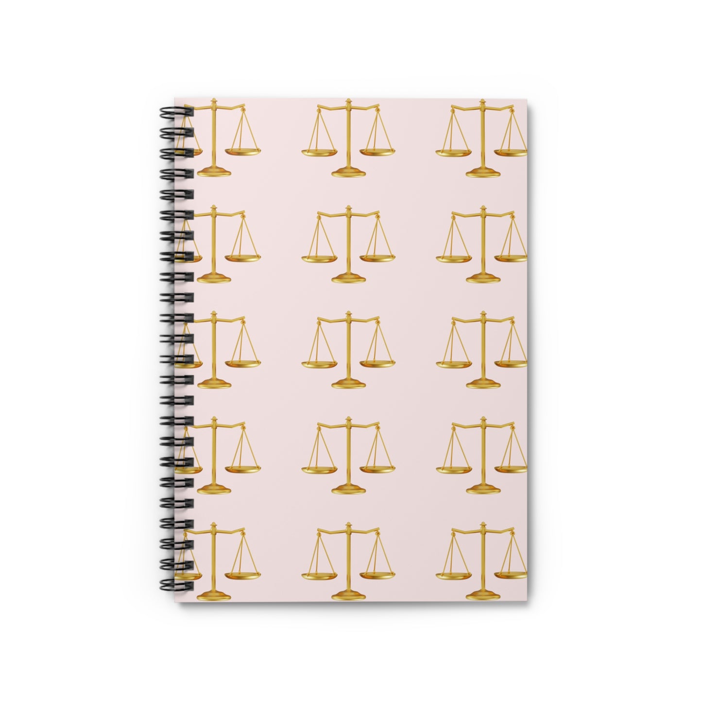 Elegant Justice Themed Spiral Notebook