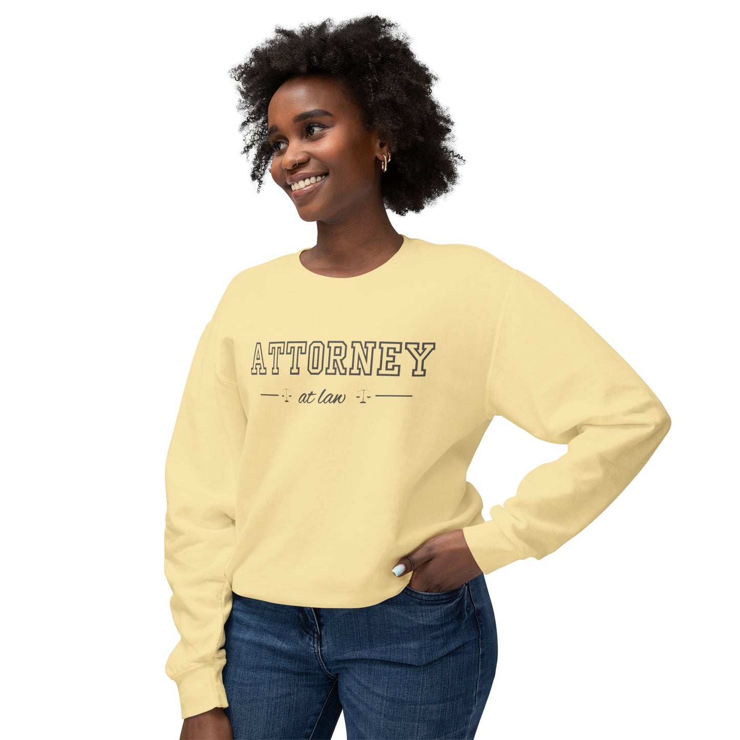 Attorney at Law Lightweight Crewneck Sweatshirt