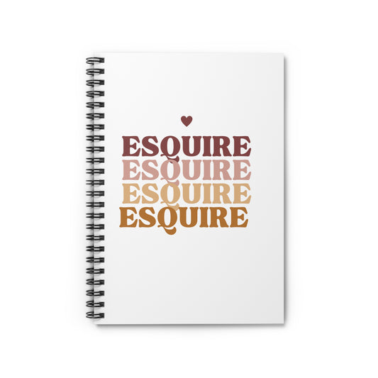 Esquire Spiral Notebook