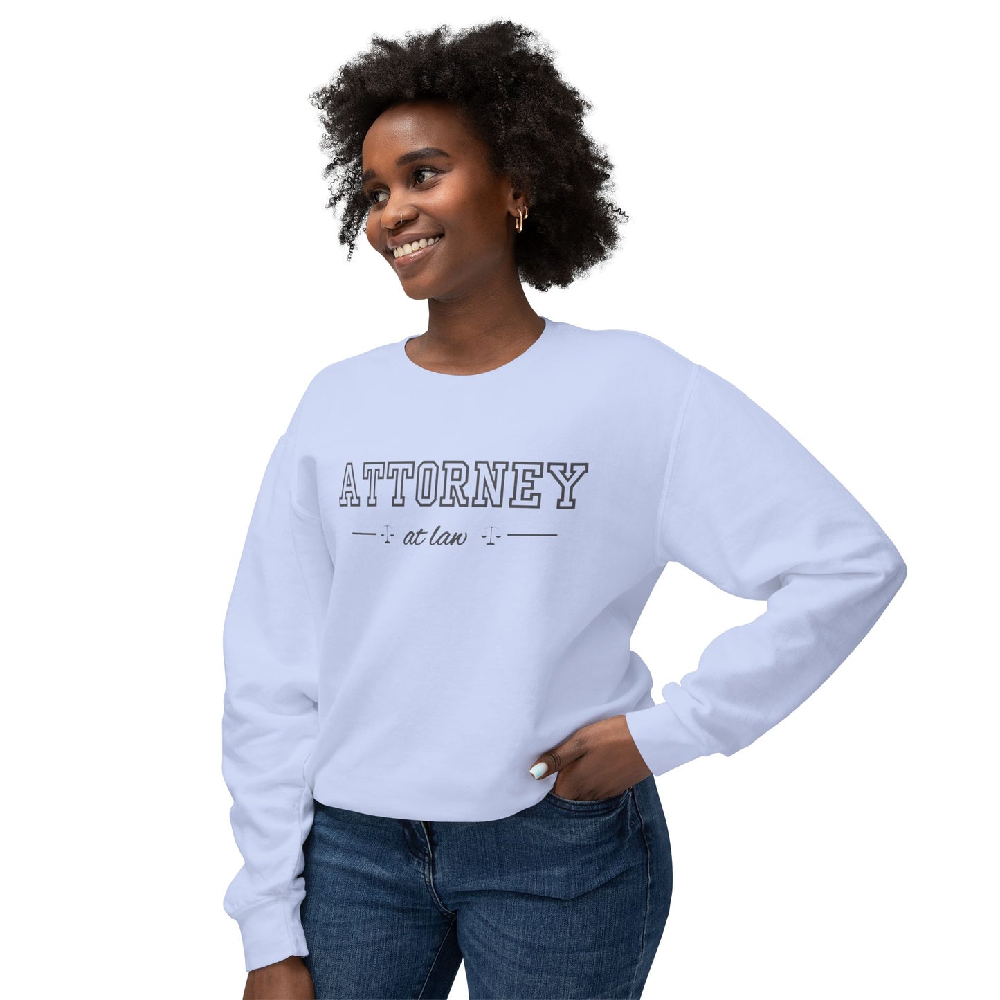 Attorney at Law Lightweight Crewneck Sweatshirt