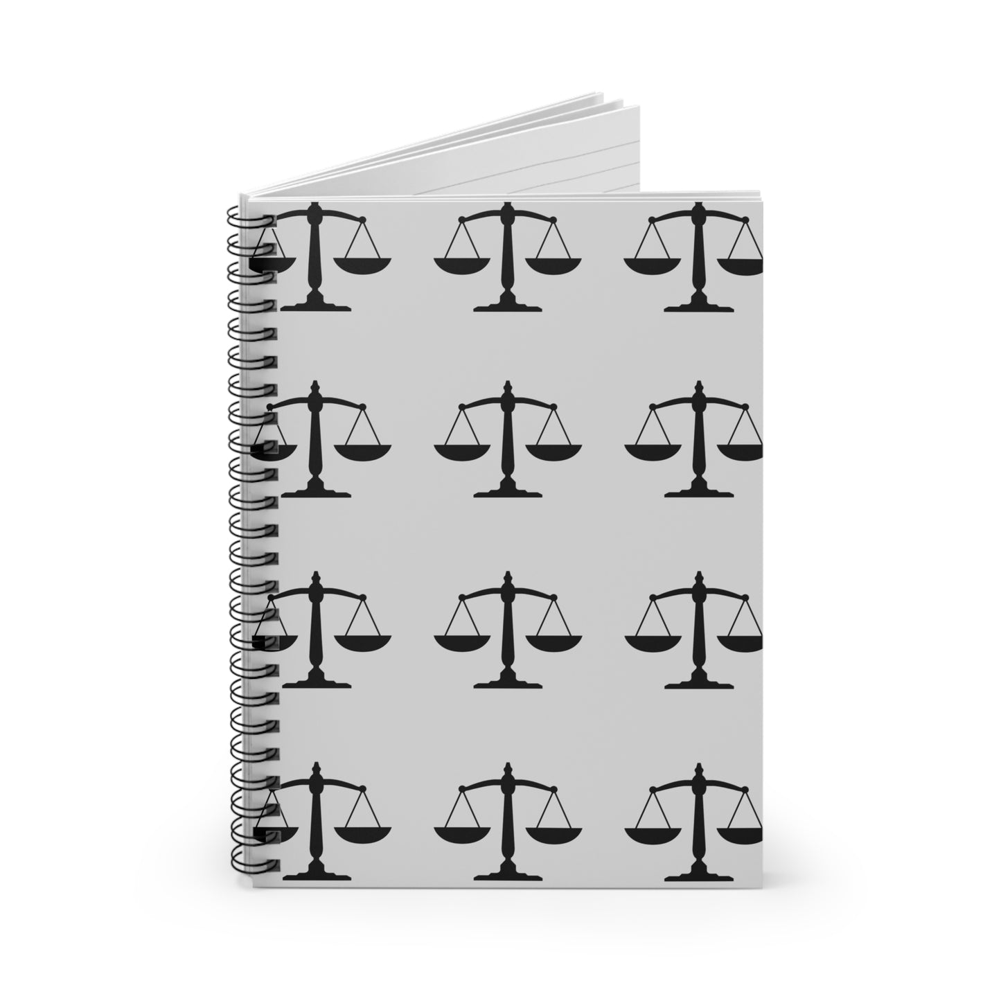 Justice Scales Spiral Notebook