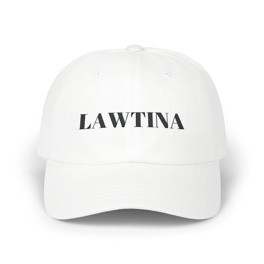 LAWTINA Embroidered White Hat